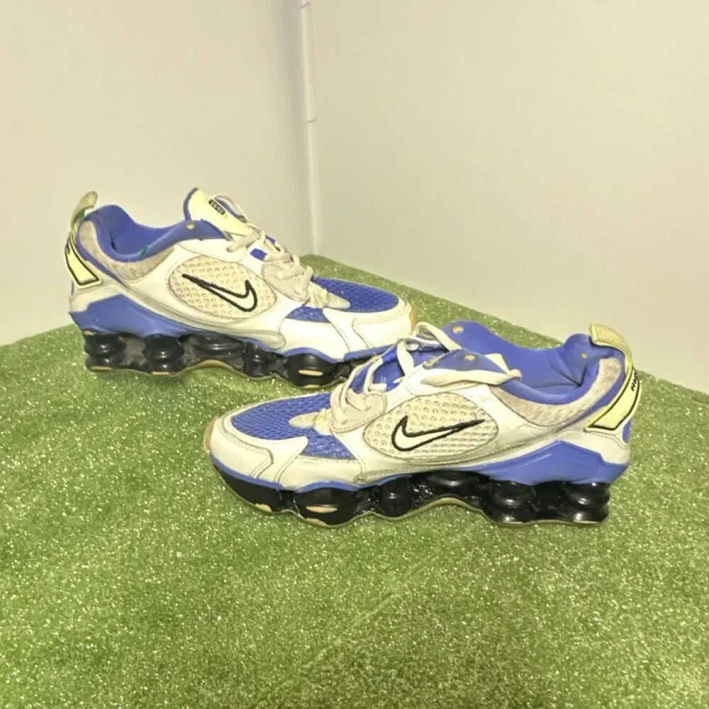 Nike Shox Blue White Yellow Black Size 6.5   Men's Sneaker Athletic